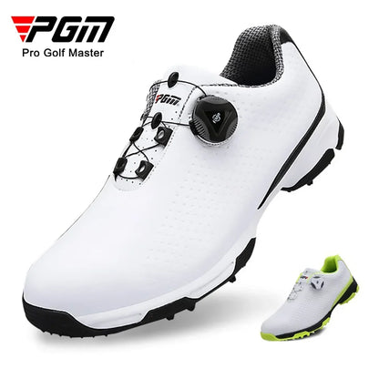 PGM Waterproof Men Golf Shoes Professional Lightweight Golfer Footwear Outdoor Golfing Sport Trainers Athletic Sneakers  XZ095