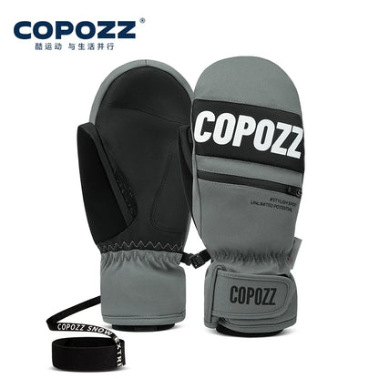 COPOZZ 3M Thinsulate Thick Adult Teenage Professional Snowboard Ski Gloves Windproof Winter Warm Thermal Snow Mittens Snowmobile