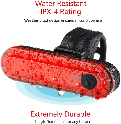 Bicycle Taillight MTB Red Light Bike Rear Light Cycling Warming Safety Lamp USB Rechargeable Led Bike Light Bike Accessories