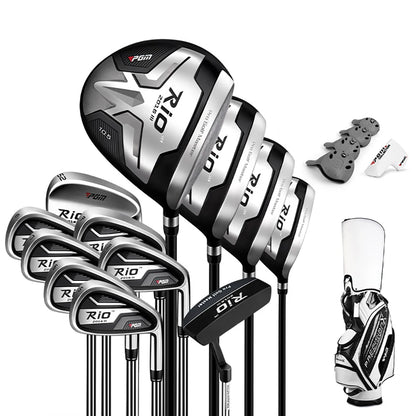 PGM RIO III Golf Club 12/4 Pcs Men's Right Handed Professional Golf Clubs Complete Set with Golf Bag Beginners Practice Club