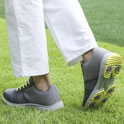 Waterproof Golf Shoes for Men Spikeless Outdoor Golf Sport Training Sneakers Classic Mens Golf Trainers Big Size 13 14