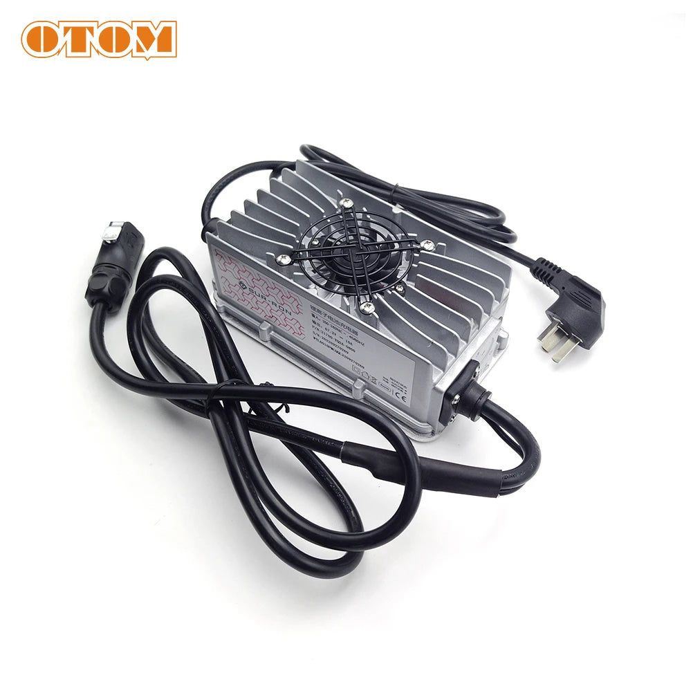 OTOM Motorcycle Sur-Ron Battery Charger 60V 10A Fast Charging Tools For SURRON Light Bee X S Electric Off Road Vehicle Accessory