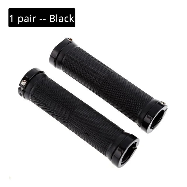 MTB Bicycle Handlebar Grips Rubber Anti-Skid Bike Grips Lock On Road Mountain Handle End Grips MTB Cuffs Bike Accessories