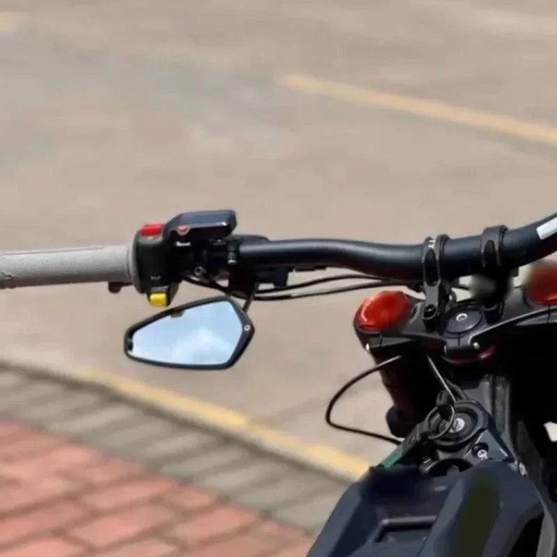 7/8" 22mm Motorcycle Rearview For Sur Ron Surron Light Bee S X Handlebar Rearview Mirror Retro Round Side Mirror For SurRon