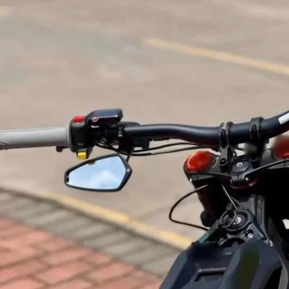 7/8" 22mm Motorcycle Rearview For Sur Ron Surron Light Bee S X Handlebar Rearview Mirror Retro Round Side Mirror For SurRon