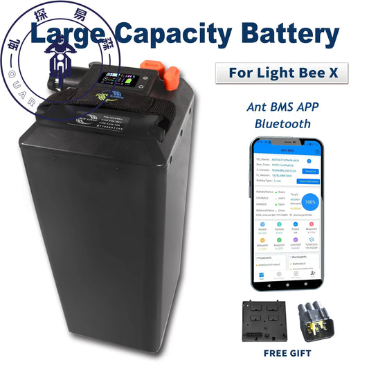 For Light Bee X Segway X160 X260 Battery Large Capacity Bluetooth 72V50AH 60V65AH Direct Replacement Ant BMS Dirtbike Battery