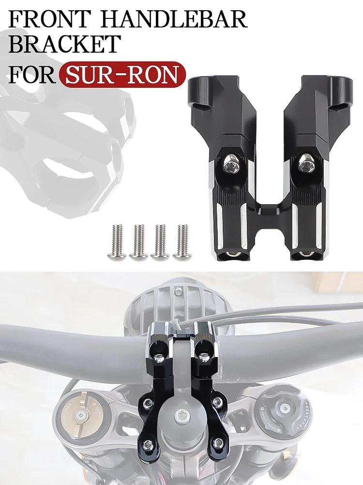 Motorcycle Front Handlebar Bracket For Surron Light Bee X S Sur Ron Electric Motocross Steering Stem Modified Parts Aluminum