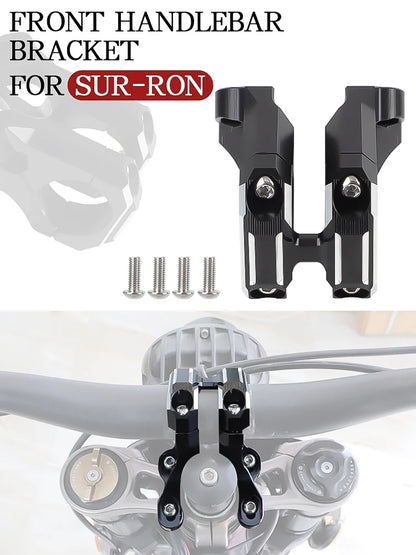 Motorcycle Front Handlebar Bracket For Surron Light Bee X S Sur Ron Electric Motocross Steering Stem Modified Parts Aluminum
