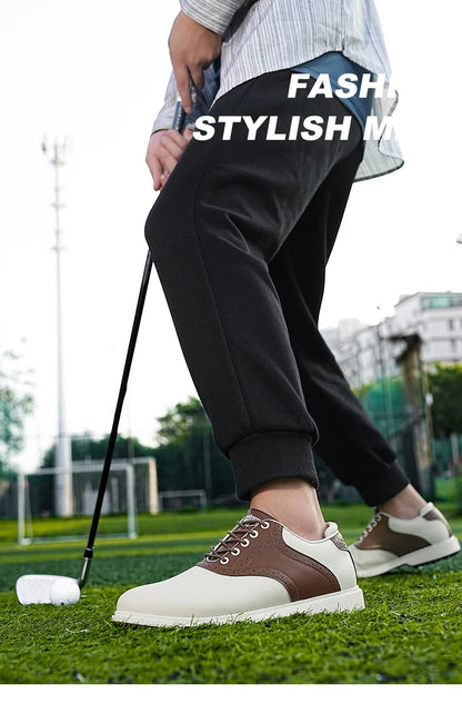 Four Seasons Universal Golf Shoes Men's Waterproof And Breathable Golf fixed Needle BOA Golf Shoes Outdoor Walking Sports Shoes