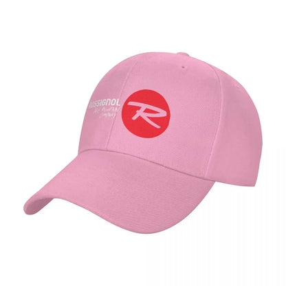 White Rossignol Logo Baseball Cap Hat Adjustable Visor Leisure Sun Hat