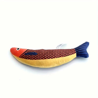 Cat Toy 3D Simulation Fish Catnip Toys Interactive Plush Kitten Cat Toy Pet Chew Bite Toys For Cats Pillowfish Pet Supplies