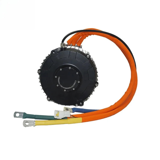 QSMOTOR 165 10000W 72V 50H Hall and Encoder PMSM Mid drive Motor for  Light Bee