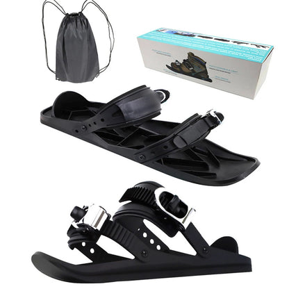 Mini Short Ski Skates Skis Boots High Quality Skating Ski Shoes Portable Short Shoe Snowblades for Winter Outdoor Sports