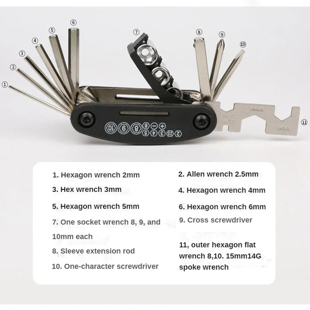 Motorcycle Tool Wrench Screwdriver Set For Sur Ron Surron 48T 52T 54T 58T 64T Light Bee X S Lightbee Repair Tools Accessories