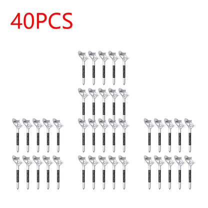 Portable Golf Plastic Tees 10° Diagonal Speed Golf Tee Stand Durable Golf Ball Tee Holder Golf Supplies Sport Golf Accessories