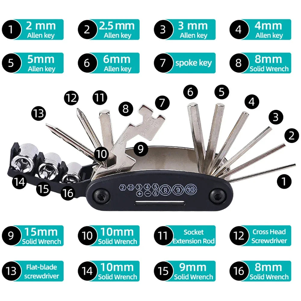 Motorcycle Tool Wrench Screwdriver Set For Sur Ron Surron 48T 52T 54T 58T 64T Light Bee X S Lightbee Repair Tools Accessories