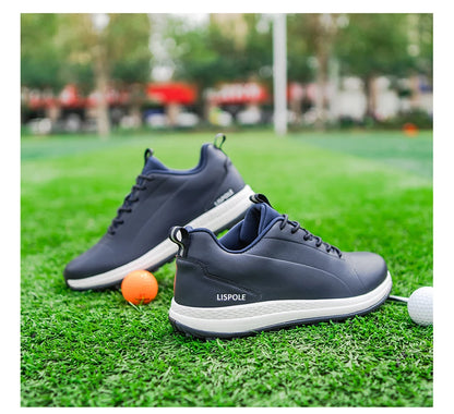 2024 Comfortable Golf Shoes Men Big Size 39-48 Professional Golf Spikeless Sneakers Non-Slip Waterproof Golfer Walking Footwear