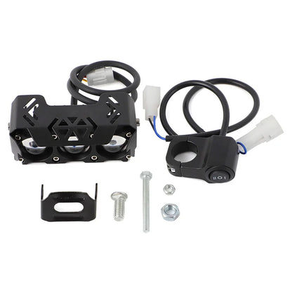 80w brighter Yellow and White light LED Headlight Front Light Bar & Switch Kit For Surron L1E Road Legal Model For Sur ron