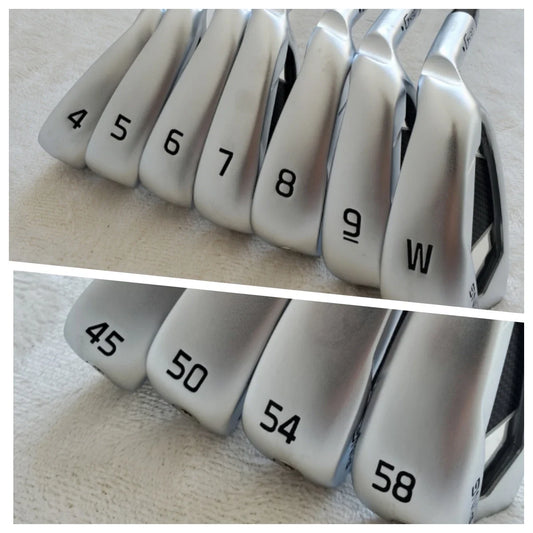 Men Golf irons Golf club G4-30 iron Set 4-9 W 45.50. 54.58(11pcs) With Steel/Graphite Shaft Head Cover