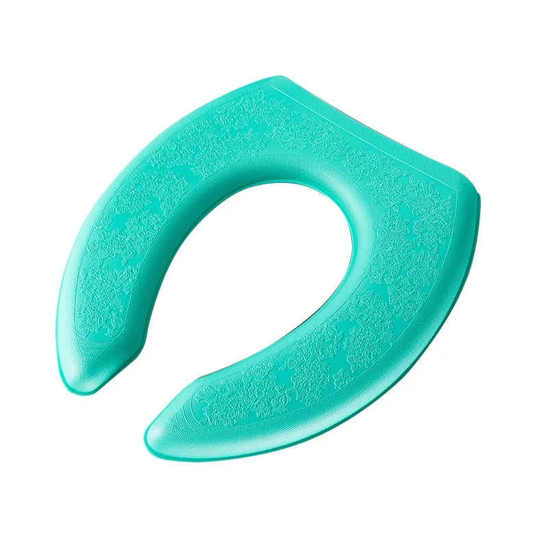 Waterpoof Soft Toilet Seat Cover Bathroom Washable Closestool Mat Pad Cushion O-shape Toilet seat Bidet Toilet Cover Accessories