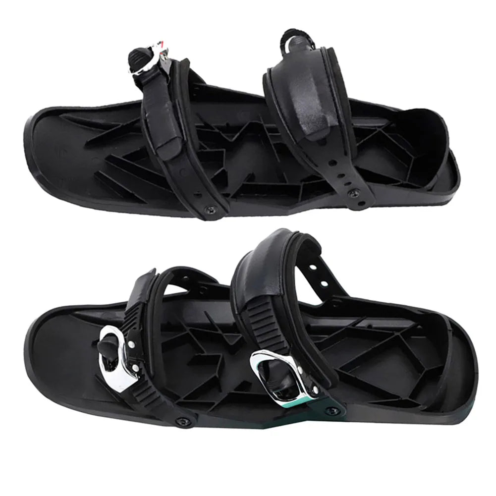 Mini Short Ski Skates Skis Boots High Quality Skating Ski Shoes Portable Short Shoe Snowblades for Winter Outdoor Sports