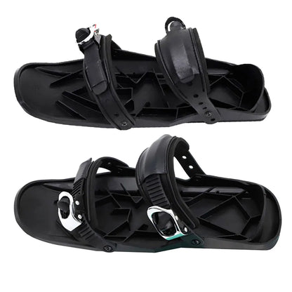 Mini Short Ski Skates Skis Boots High Quality Skating Ski Shoes Portable Short Shoe Snowblades for Winter Outdoor Sports