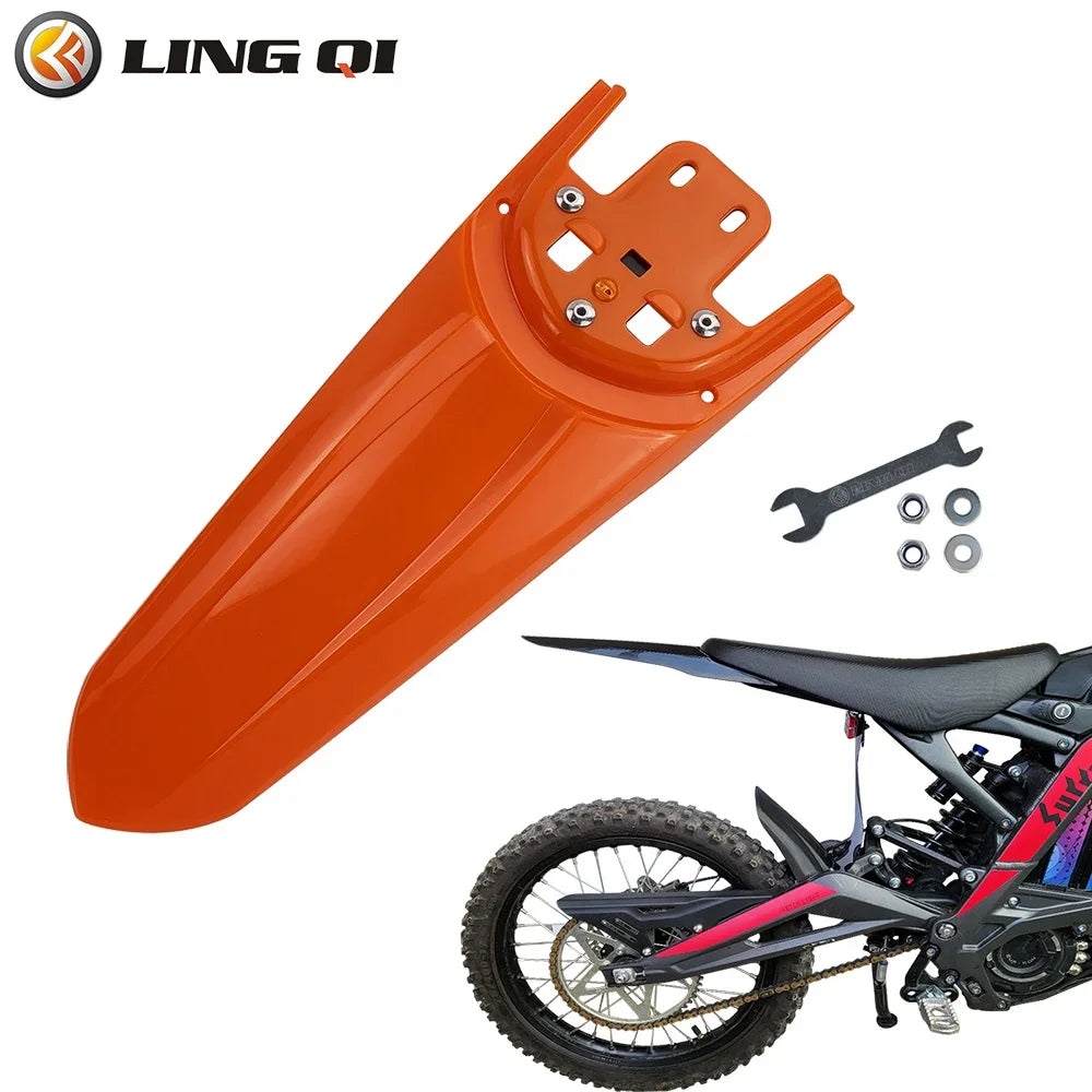 Light Bee X And S Modified Second-Generation Longer Rear Fender Streamlined Dirt Pit Mudguard Tail Guard For Sur Ron Surron Moto