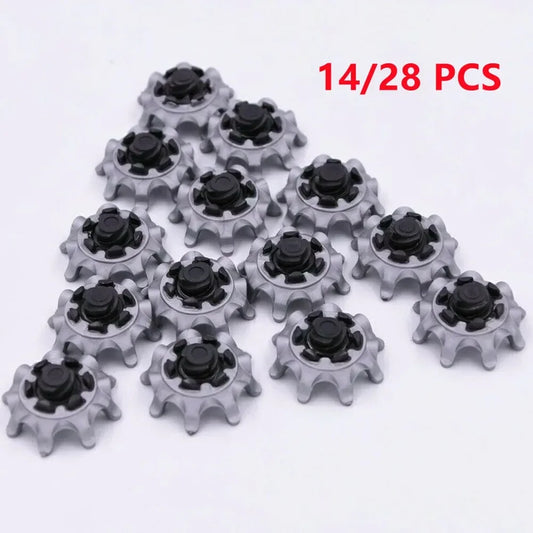 14/28 Pcs Golf Spikes Golf Fast-Wist Studs Cleats Golf Shoes Spikes 2.7x1.2CM For FootJoy Quick Torsion Cleat Replacement