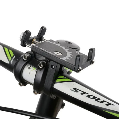 Bicycle Phone Holder Mount Universal Mobile Cell GPS Metal Riding MTB Motorcycle Stand Bracket Bike Moto Handlebar Antislip Clip