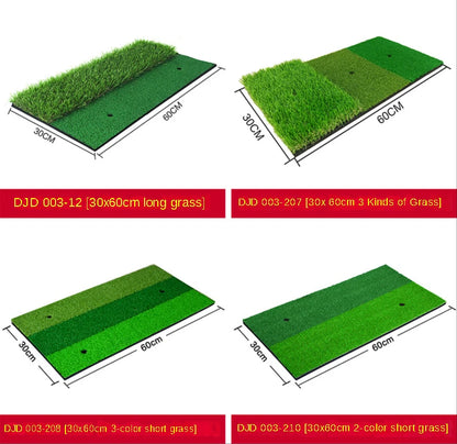 PGM Golf Hitting Mat Indoor Outdoor Mini Practice Durable PP Grass Pad Backyard Exercise Golf Training Aids Accessories DJD003