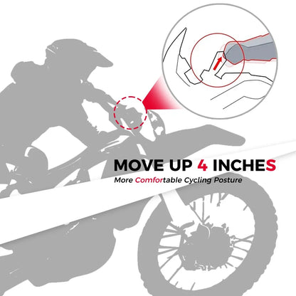 For Surron X Direct Light Bee X Mount Double Shoulde Stem Riser Scooter Dirt Bike Off-Road For Segway CNC Motorcycle Accessories