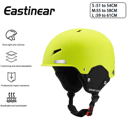 Eastinear Ski Helmet Is Lightweight, Breathable, Anti-collision and Warm for Men and Women, Outdoor Ski Equipment for Children