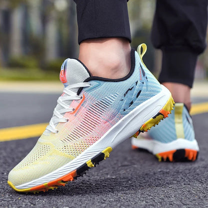 New Golf Shoes Men's and Women's Mesh Breathable Golf Shoe Outdoor Jogging Walking Shoe Men's Training Golf Shoe