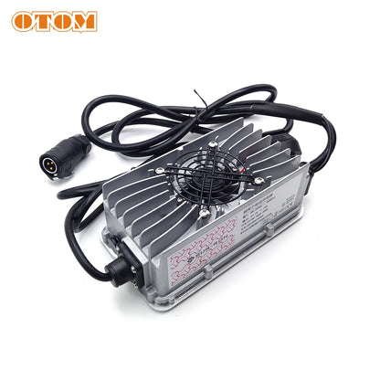 OTOM Motorcycle Sur-Ron Battery Charger 60V 10A Fast Charging Tools For SURRON Light Bee X S Electric Off Road Vehicle Accessory