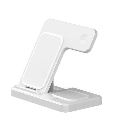 Fast 3 in 1 Wireless Charging Station Foldable Phone Wireless Charger Stand Pad for iPhone 16 15 14 13 12 Pro AirPods iWatch 1-9