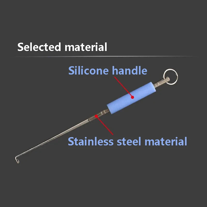 Blind Poke Disconnector Fish Disconnector Silicone Handle Deep Throat Disconnector Fishing Tool