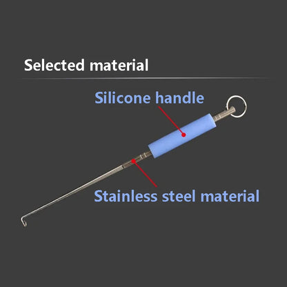 Blind Poke Disconnector Fish Disconnector Silicone Handle Deep Throat Disconnector Fishing Tool