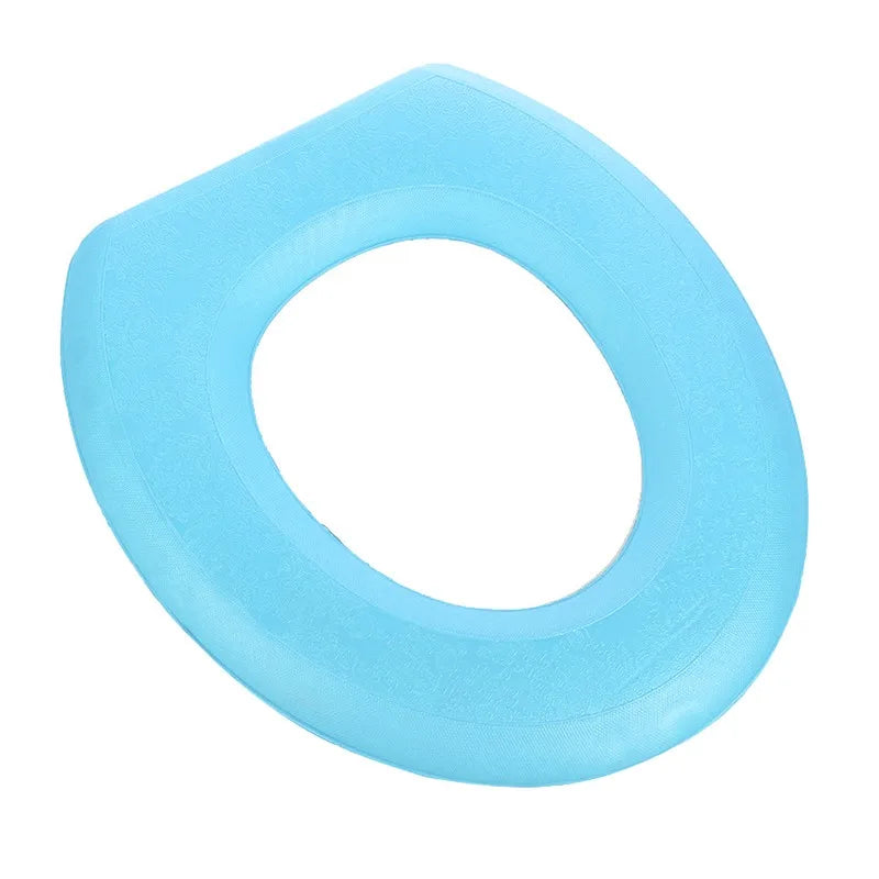 Waterpoof Soft Toilet Seat Cover Bathroom Washable Closestool Mat Pad Cushion O-shape Toilet seat Bidet Toilet Cover Accessories