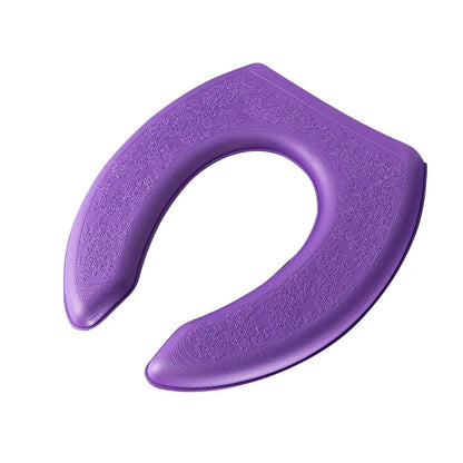 Waterpoof Soft Toilet Seat Cover Bathroom Washable Closestool Mat Pad Cushion O-shape Toilet seat Bidet Toilet Cover Accessories