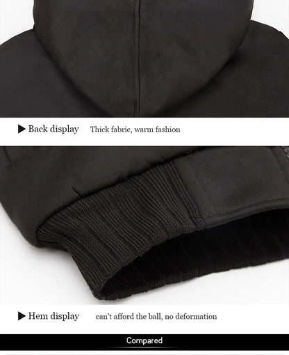 First Of All I Love Peanut Butter Men's Hoodies Thickened Zipper Fashion fur-liner Warm M-XXXXXL Hoody Winter Quality Clothes