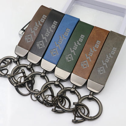 High-Grade Leather Motorcycle Keychain Holder Keyring For Sur Ron Surron Light Bee X S Lightbee Electric Off-Road Bike