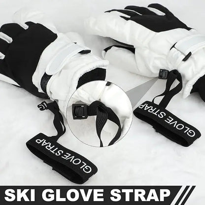 Skiing Sport Glove Straps Elastic Wrist Leash Glove Strap Handcuffs Glove Strap for Ski Snowboarding Mountaineering Accessories