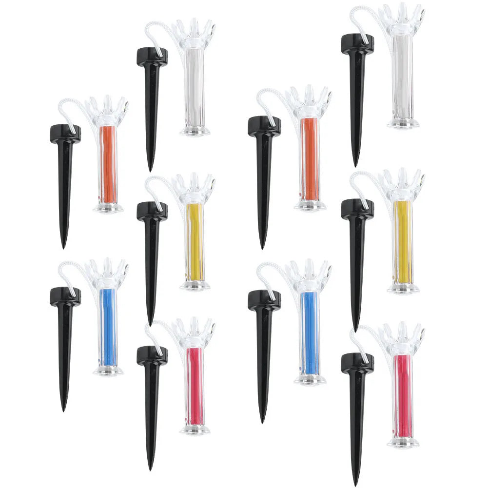 79mm/90mm 5pcs golf Tees With Original package Plastic Step Down Golf Ball tee Holder Local Ret Golf Training Practice tees