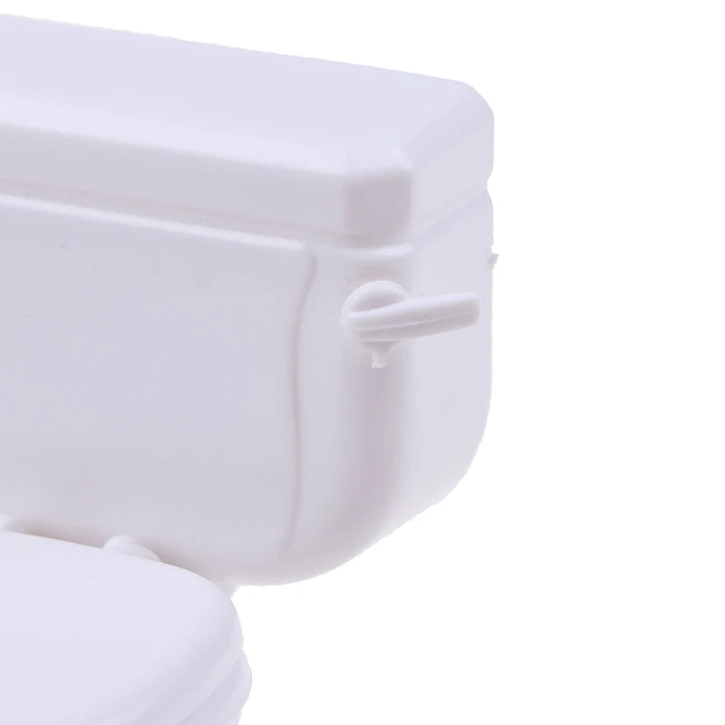 Dollhouse Furniture Vintage Bathroom Toilet Miniature Toys Dolls Accessories