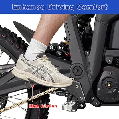 For Talaria Sting MX3/R MX4 Surron light bee X/S/L1E Segway X160 X260 Motorcycle Rear Passenger Foot Pegs Pedal Footrest Bracket