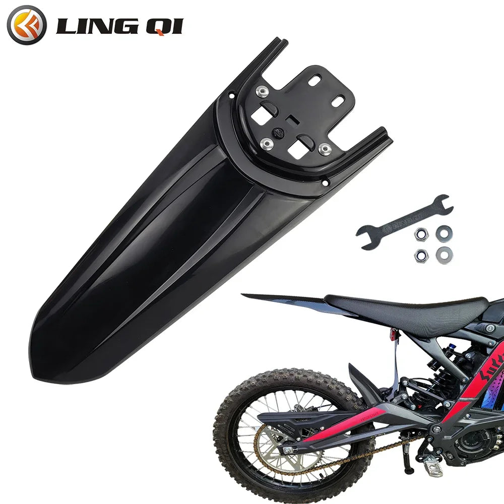 Light Bee X And S Modified Second-Generation Longer Rear Fender Streamlined Dirt Pit Mudguard Tail Guard For Sur Ron Surron Moto