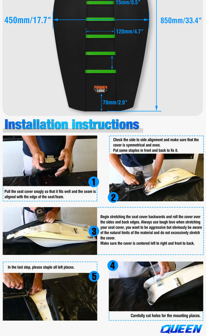 Motorcycle Seat Cushion Waterproof  Cover For  KTM Husqvarna YAMAHA KAWASAKI SUZUKI HONDA SXF KXF CRF YZF WR TC TE Dirt Bike