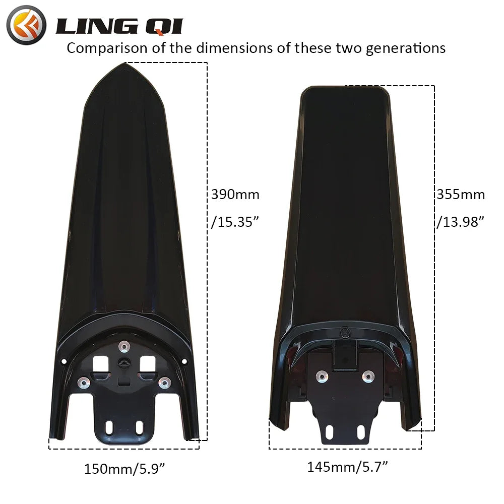 Light Bee X And S Modified Second-Generation Longer Rear Fender Streamlined Dirt Pit Mudguard Tail Guard For Sur Ron Surron Moto