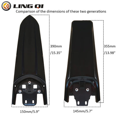 Light Bee X And S Modified Second-Generation Longer Rear Fender Streamlined Dirt Pit Mudguard Tail Guard For Sur Ron Surron Moto