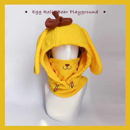Ski Helmet Cover, Comfortable Soft Skiing Head Warmer, Cartoon Cute Decorative Helmet Cover Hat, Fleece Material for Warmth,